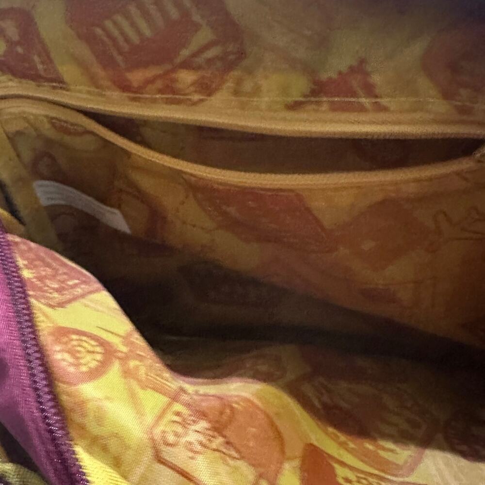 Samantha Brown Wine Burgundy Nylon Adjustable Travel Crossbody Clutch Bag NWOT - Picture 7 of 9